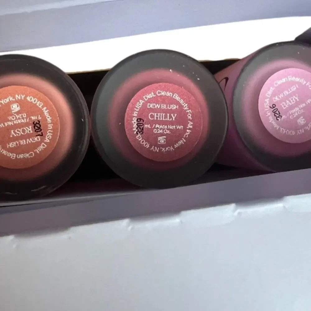 Saie Beauty Mini Blush Trio Gift Set Rosy/Chilly/Baby Limited Edition New in Box